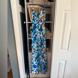 Vici jazelle floral maxi slip dress